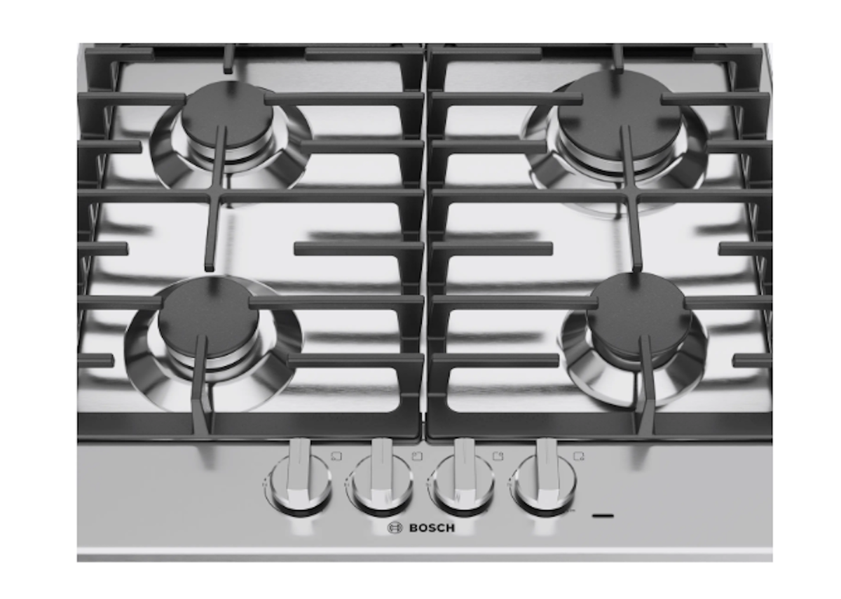 Bosch-500 Series,24" Gas Cooktop,4 Burner,Ss