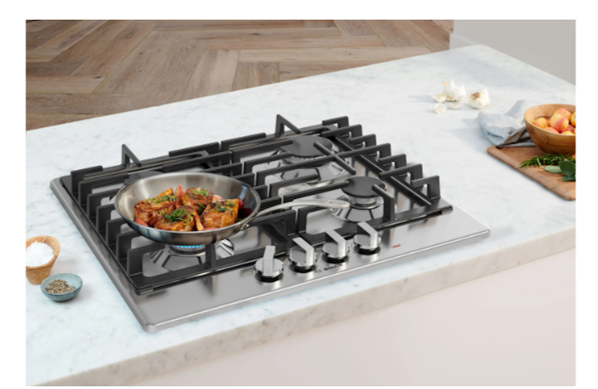 Bosch-500 Series,24" Gas Cooktop,4 Burner,Ss