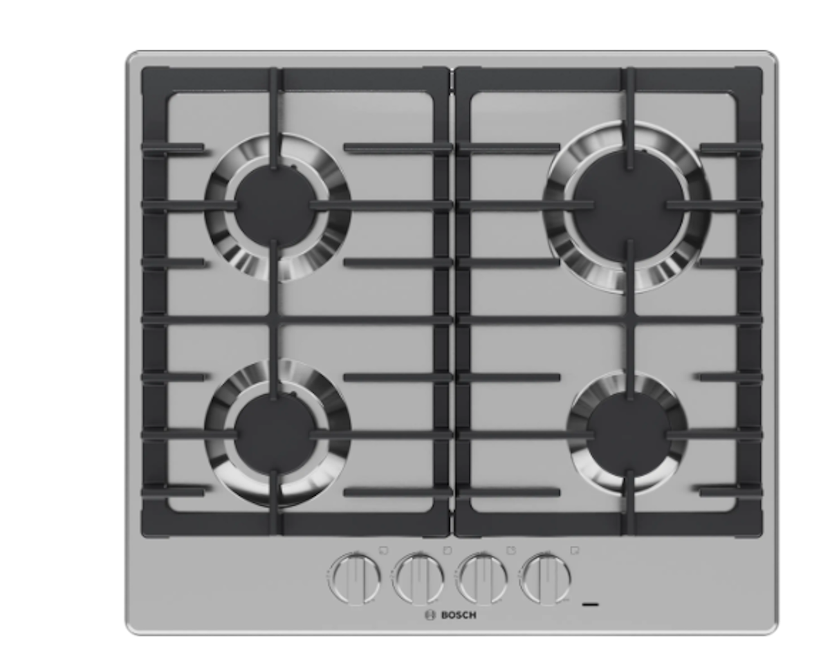 Bosch-500 Series,24" Gas Cooktop,4 Burner,Ss