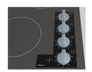 Bosch-500 Series 24" 4 Brnr Knob Control Electric Cktp, Black