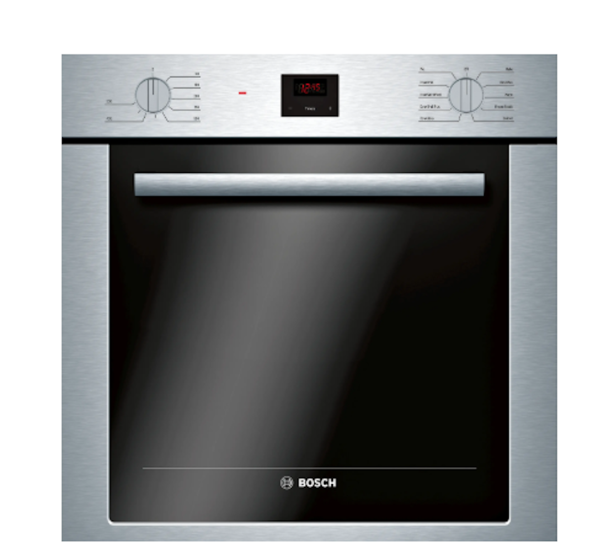 Bosch-500 Series 24", Single Wall Oven, Ss, Eu Convection, Knob Control, Dualclean