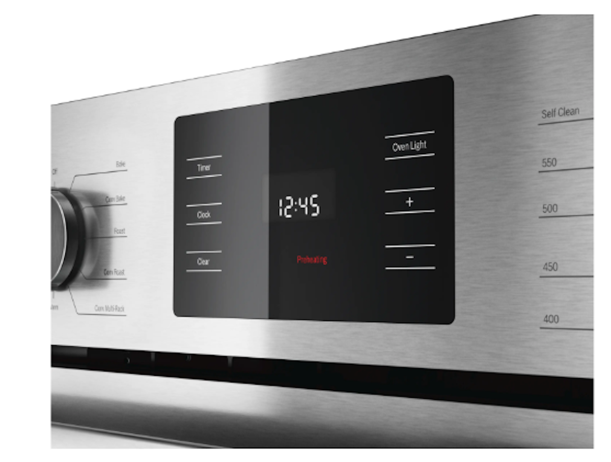 Bosch-500 Series, 30", Single Wall Oven, Ss, Eu Convection, Knob Control