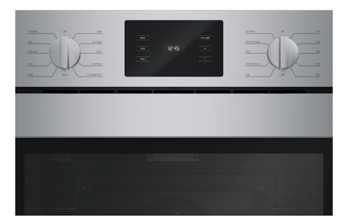 Bosch-500 Series, 30", Single Wall Oven, Ss, Eu Convection, Knob Control, Left Swing