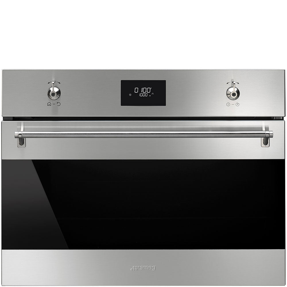 SMEG - "Canali Series" Compact Microwave Oven with Grill, Red image 0