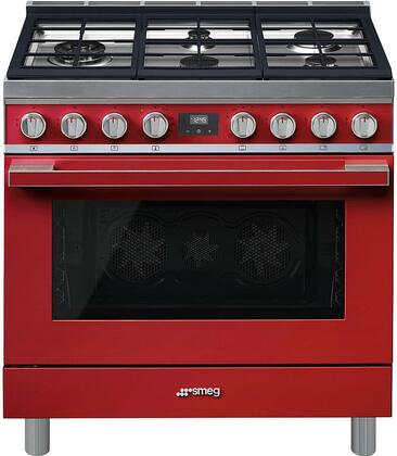 SMEG - Cocina Dual-Fuel Portofino con 5 Quemadores - 36" image 1