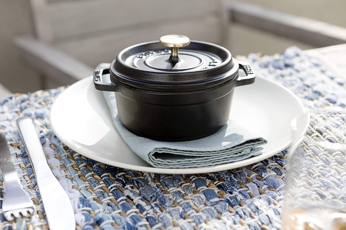 STAUB - Cocotte redonda - 10 cm - Negro image 3