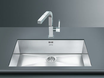 SMEG - Fregadero Quadra de 72 cm - Acero Inoxidable image 2