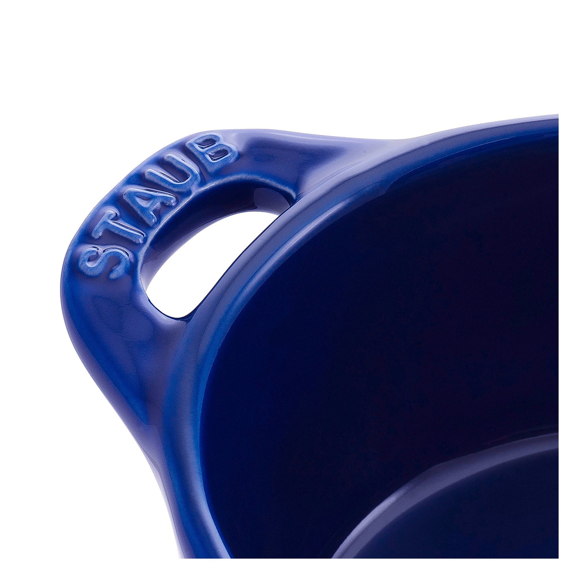 STAUB - Mini Cocotte de 10cm de Cerámica Redonda en Color Azul Oscuro image 4