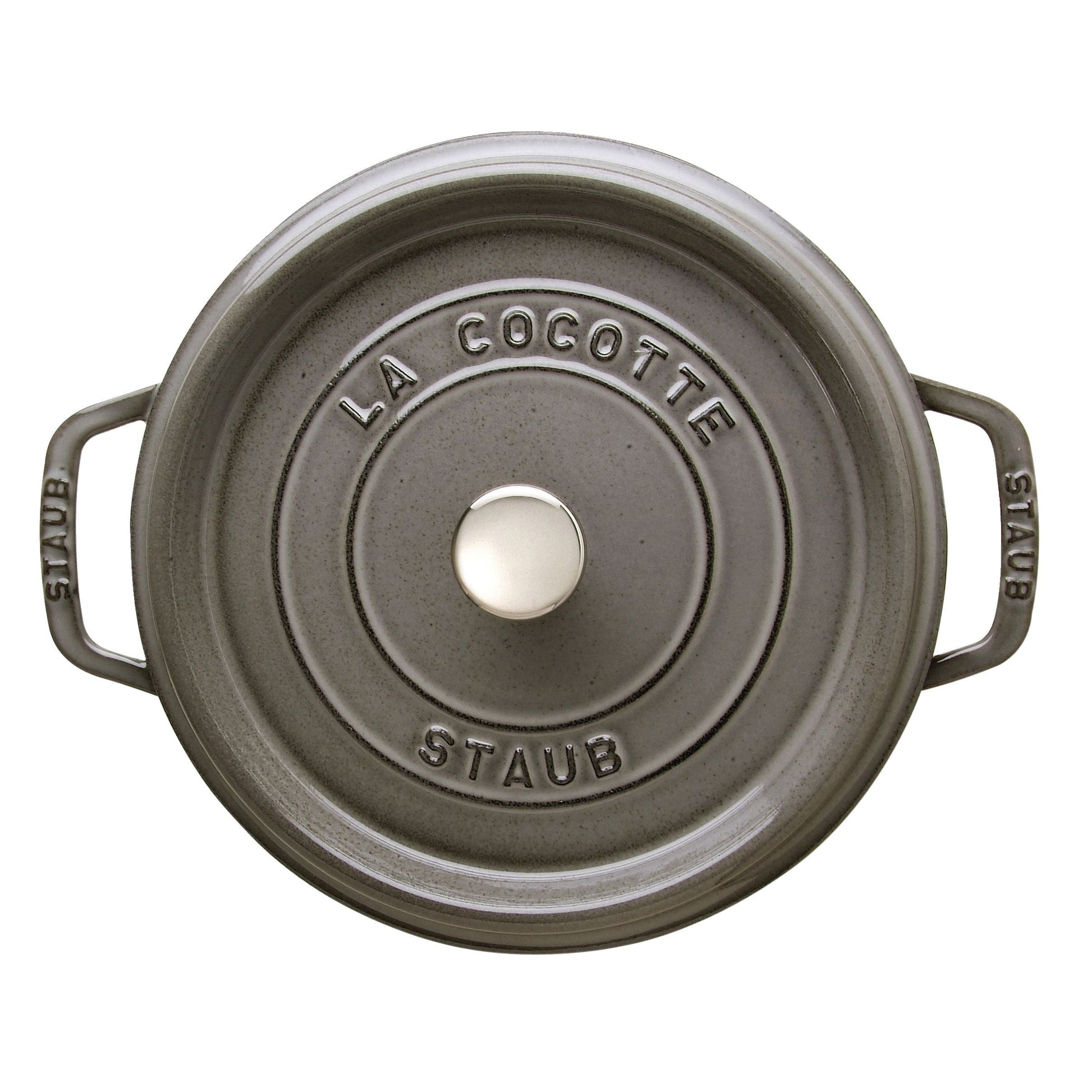 STAUB - Cocotte redonda - 24 cm - Gris grafito image 1