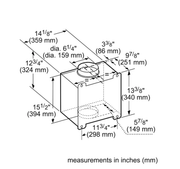Bosch-600 Cfm In-Line Blower
