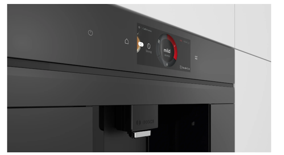 Bosch-60Cm Máquina De Café Automática Empotrable, Negro, Serie 8.