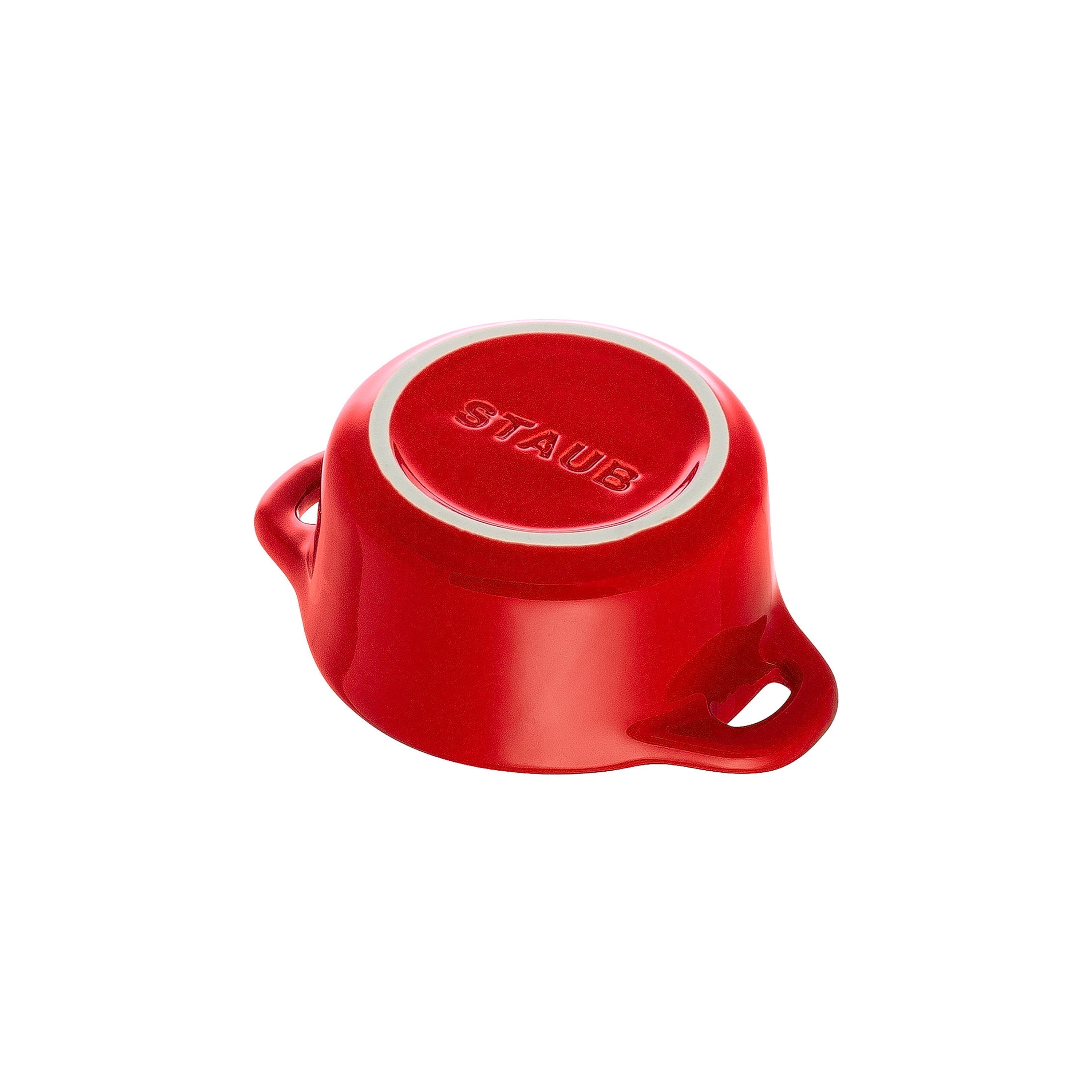 STAUB - Mini Cocotte de 10cm de Cerámica Redonda en Color Cereza image 5
