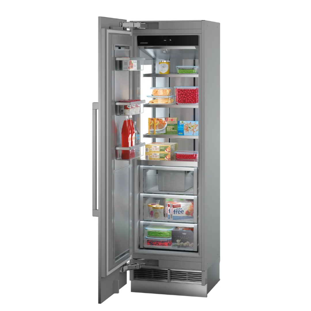 LIEBHERR - Columna de congelador completamente integrada Monolith de 24", fabricador de hielo, tecnología SuperFrost, listo para panel – Altura 84"