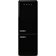 SMEG – Refrigerador 50’s Style 28" – 18 Cu. Ft., Negro, Doble puerta image 0