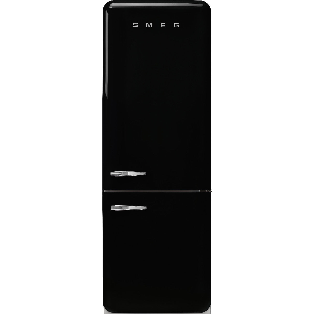 SMEG – Refrigerador 50’s Style 28" – 18 Cu. Ft., Negro, Doble puerta image 0