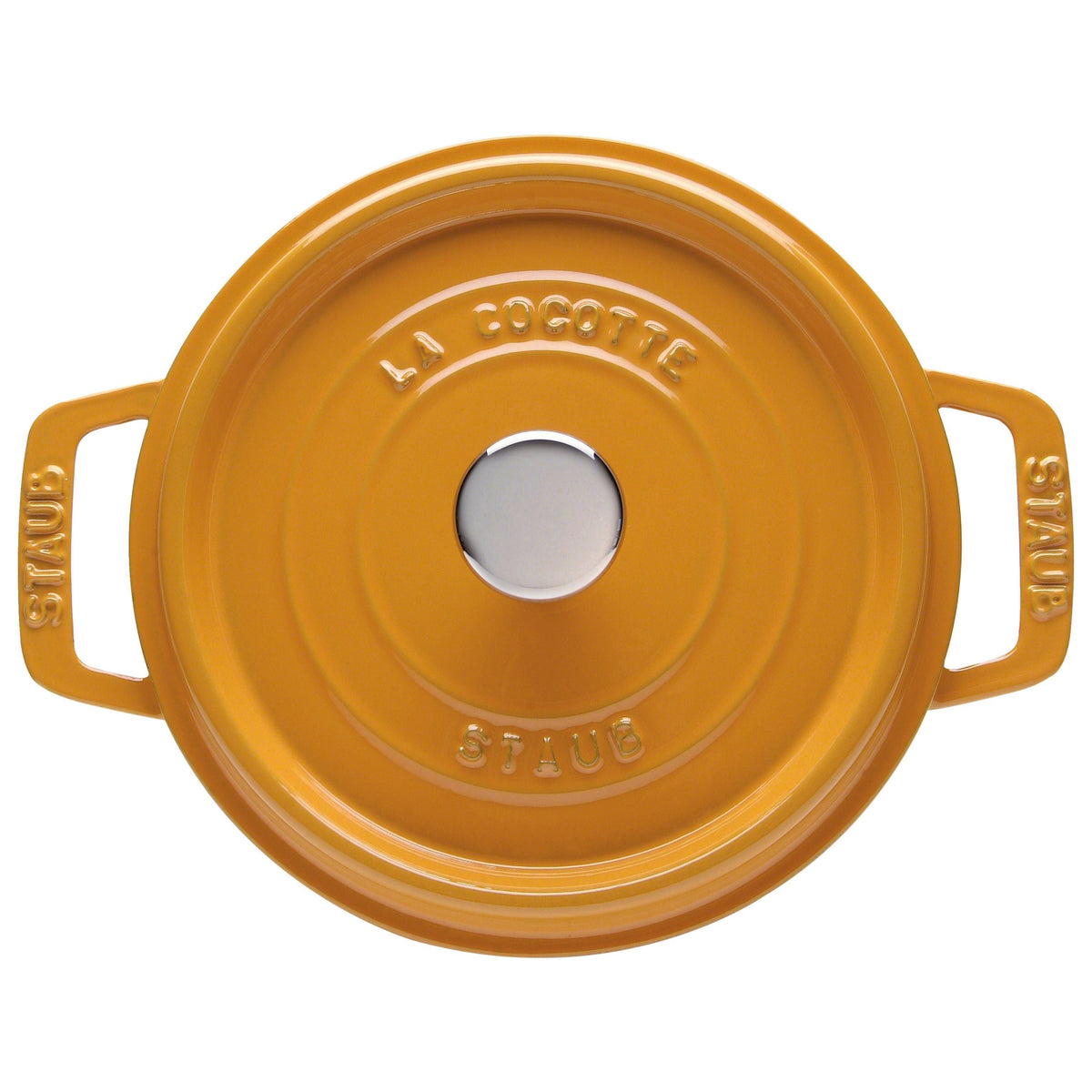 STAUB - Cocotte redonda 10 cm - Mostaza image 1
