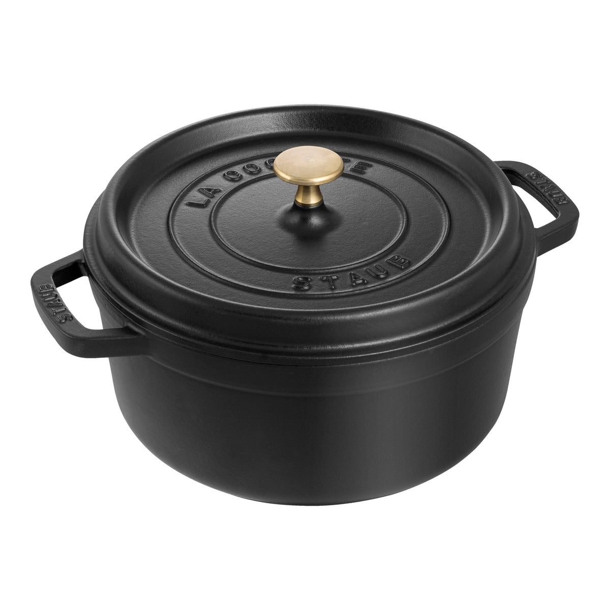 STAUB - Cocotte Redonda de 28cm en Color Negro image 0
