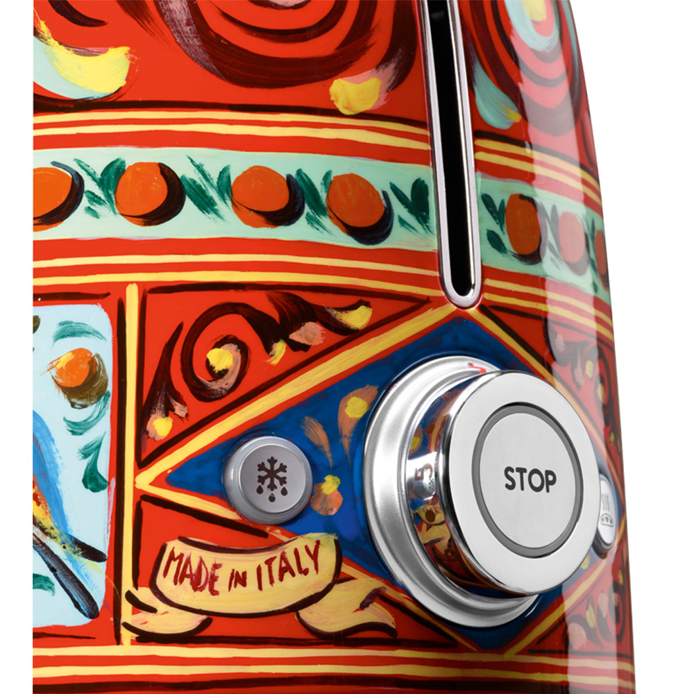 SMEG - Tostadora Estilo Retro 50's de 2 Rebanadas Dolce Gabbana image 3
