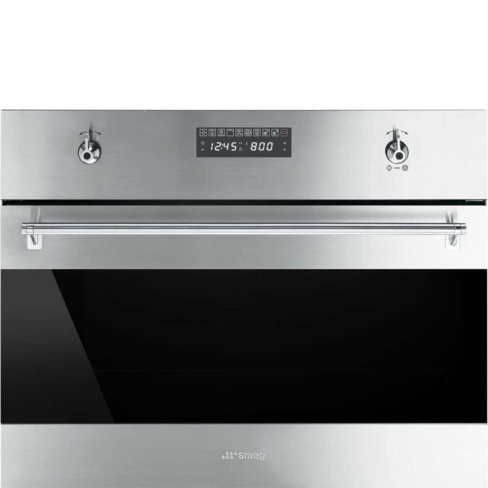 SMEG - Horno Compacto de Velocidad con Microondas, Acero Inoxidable - 60 cm image 0