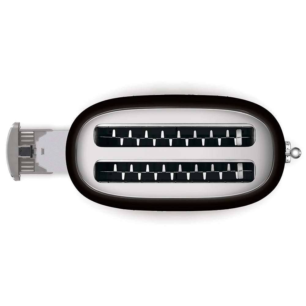 SMEG - Tostadora Estilo Retro 50's - 4 Rebanadas - Negra image 2