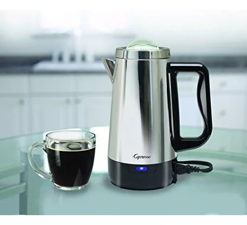 CAPRESSO - Cafetera Percoladora de 8 Tazas con Tapa de Vidrio image 2