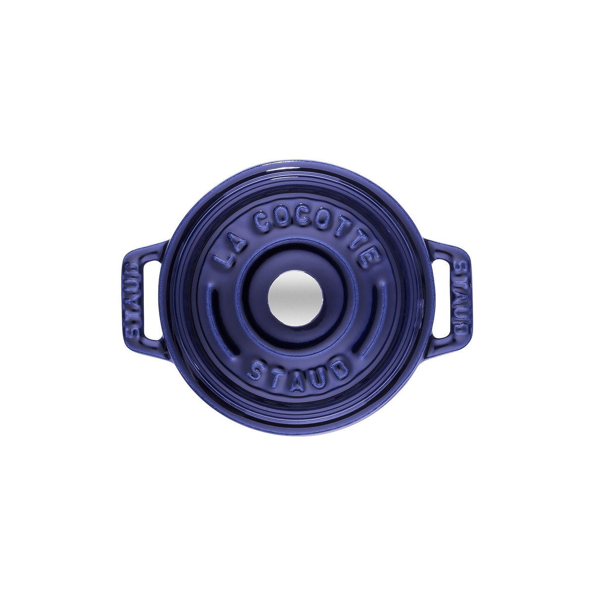 STAUB - Cocotte redonda 10 cm - Azul oscuro image 1