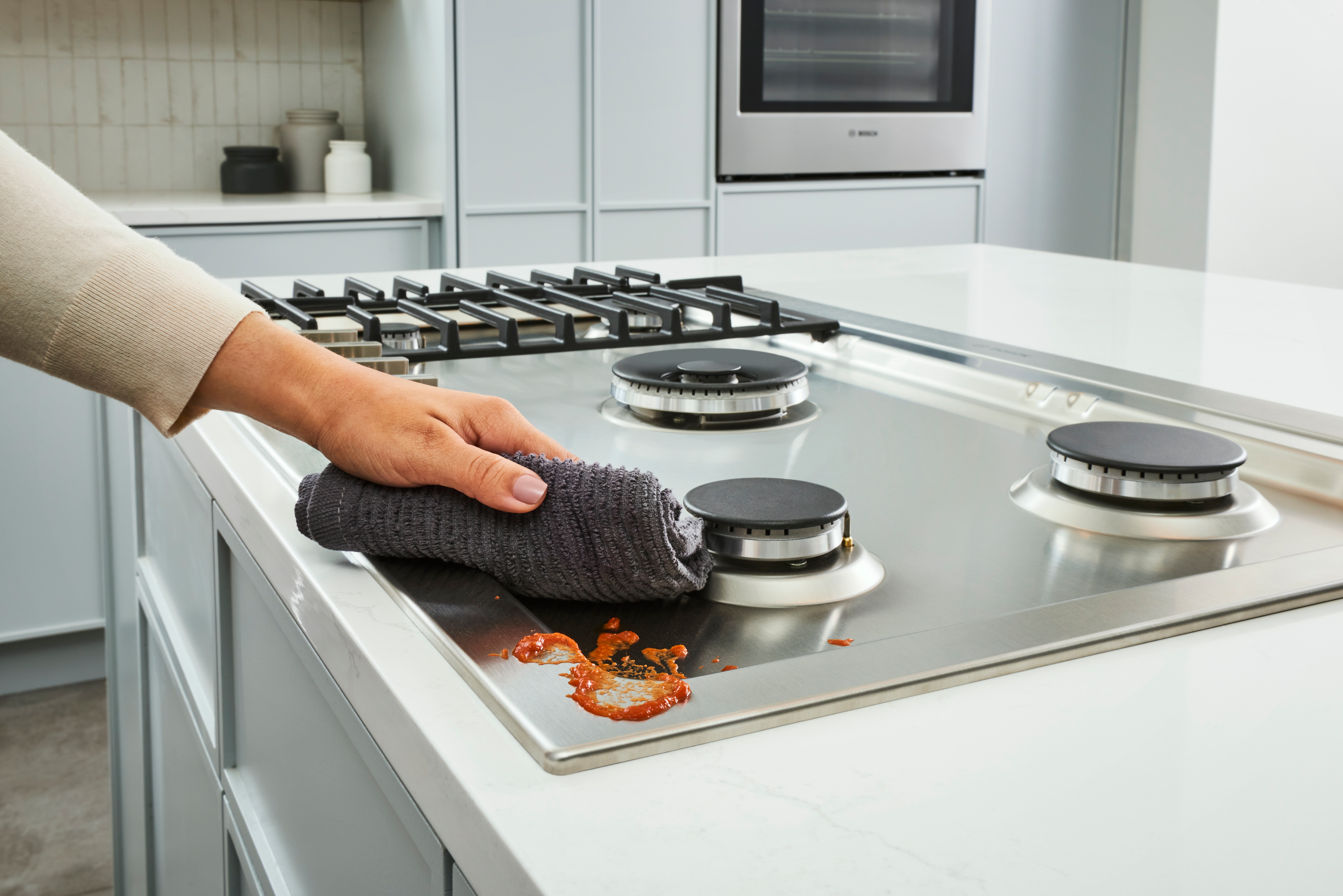 BOSCH - Placa de Gas 30" Serie 300 - 5 Quemadores, Acero inoxidable image 4