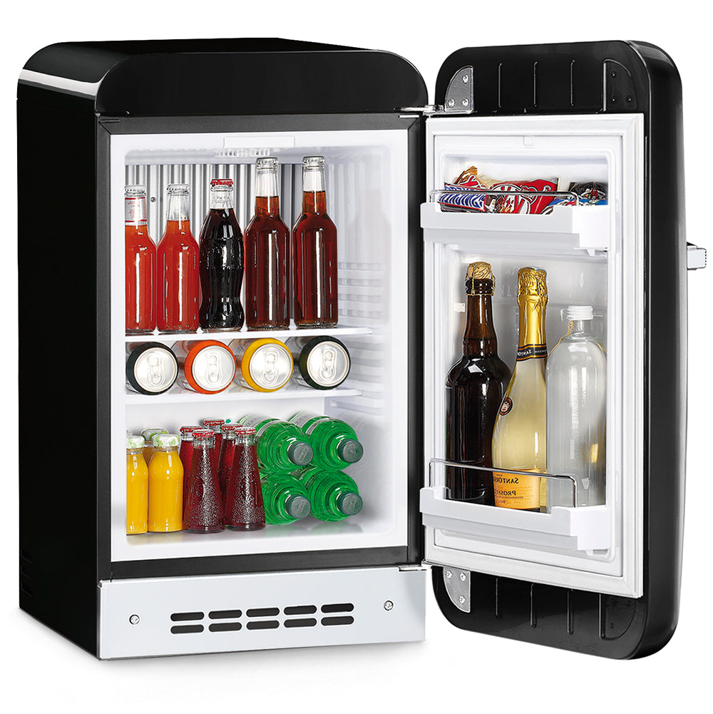 SMEG - Minirefrigerador Estilo Retro de los 50 - Negro image 3