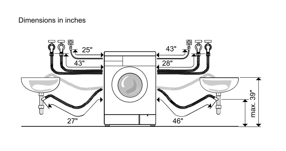 BOSCH - Lavadora de carga frontal serie 500, 24", Blanco image 6