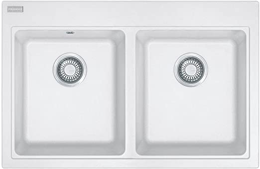 FRANKE - Fregadero doble blanco image 0