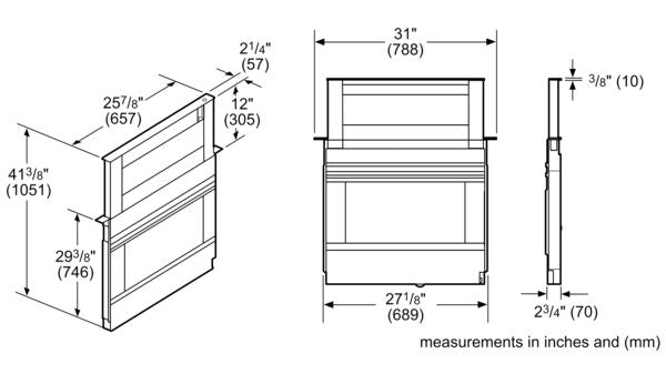 BOSCH - Extractor de Plantilla, Serie 800, de 30", ventilador opcional image 2