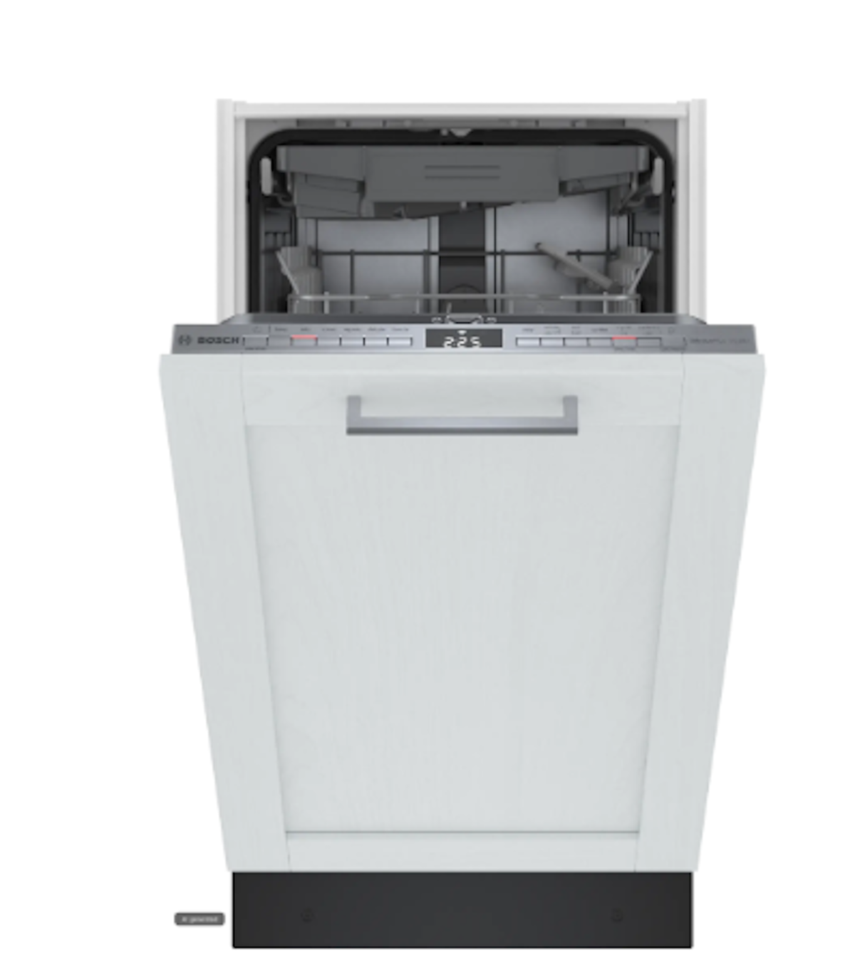 Bosch-800 18" Custom Panel Hndl, 6/5 Cycles, 42 Dba, Crystaldry, Hm Cnnct, Stndrd 3Rd Rck, Infolight - Ss