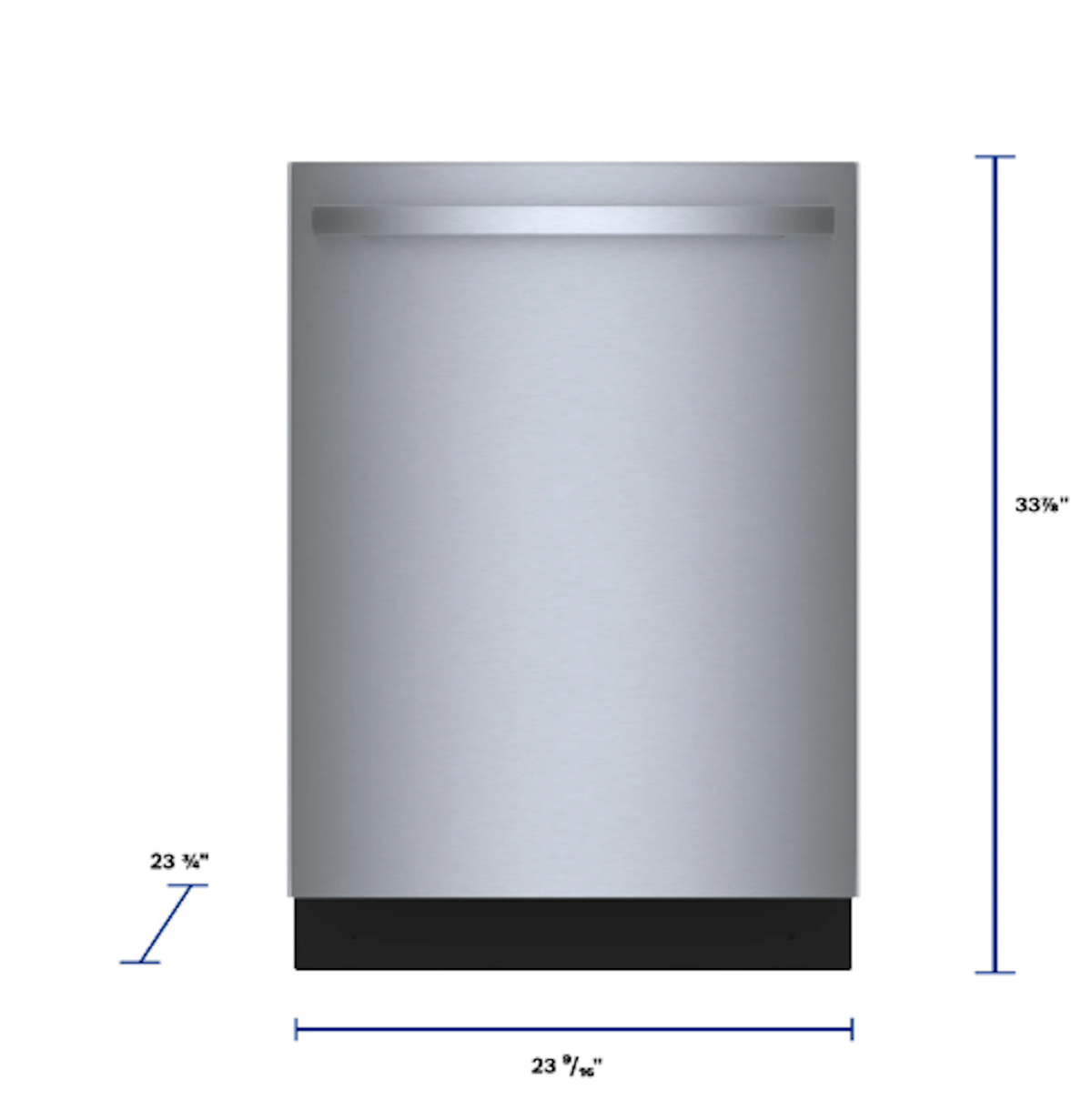 Bosch-800 Bar Hndl, 5/4 Cycles, 42 Dba, Flex 3Rd Rck, Infolight, Crystaldry - Ss