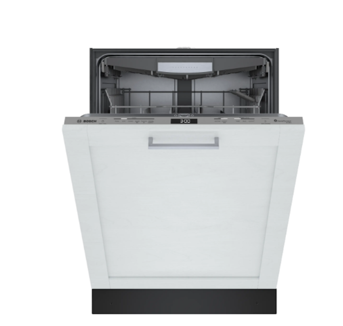 Bosch-800 Custom Panel Hndl, 5/4 Cycles, 42 Dba, Flex 3Rd Rck, Infolight, Crystaldry - Cp