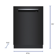 Bosch-800 Pckt Hndl, 5/4 Cycles, 42 Dba, Flex 3Rd Rck, Infolight, Crystaldry - Bl