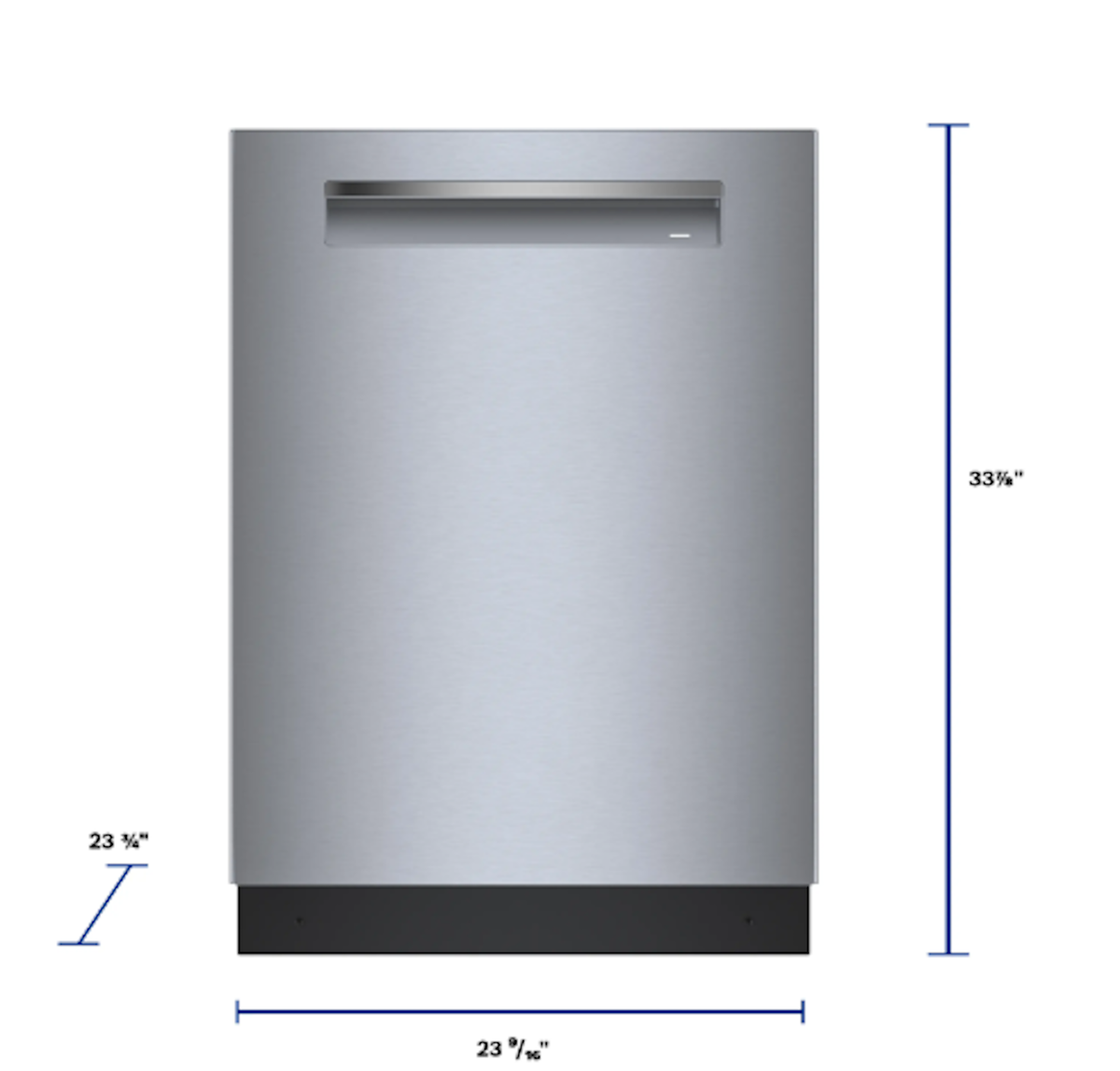 Bosch-800 Pckt Hndl, 5/4 Cycles, 42 Dba, Flex 3Rd Rck, Infolight, Crystaldry - Ss