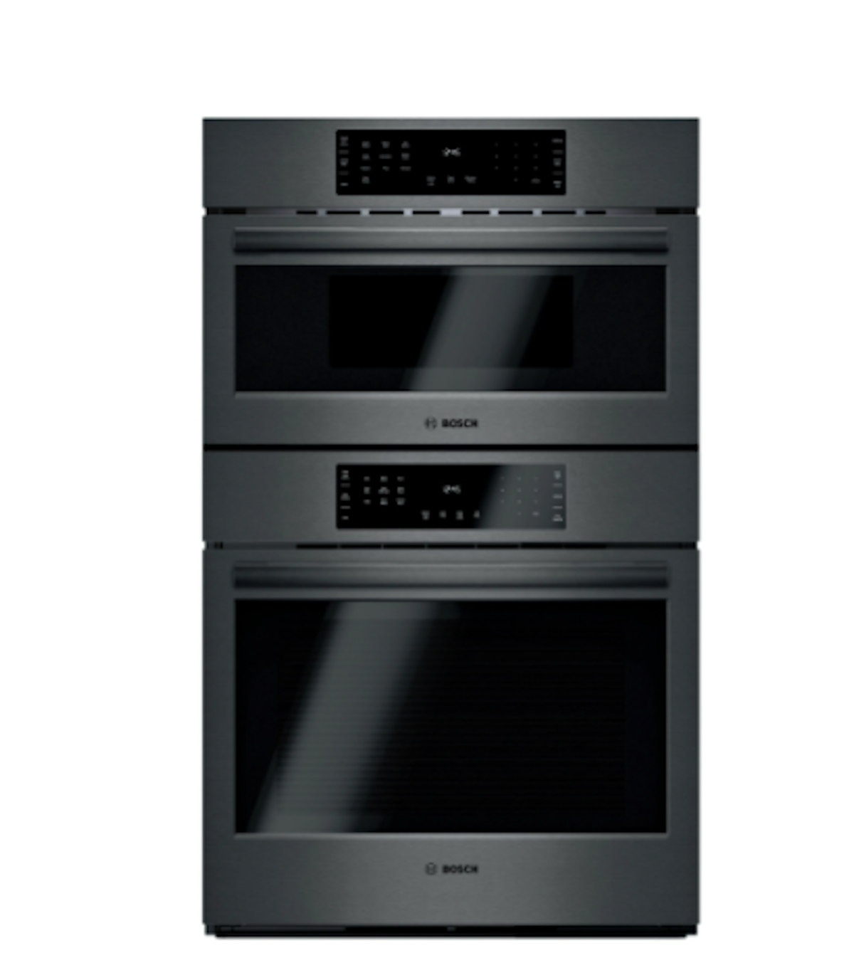 Bosch-800 Series, 30", Combo, Blk Ss, Upper: Speed Oven, Lower: Eu Conv, Touch Control, Home Connect