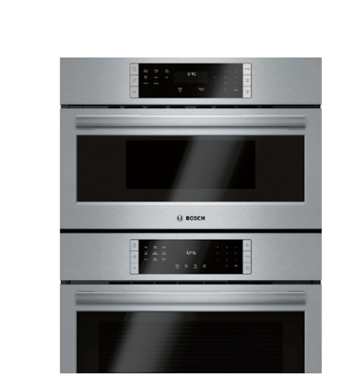 Bosch-800 Series, 30", Combo, Stainless Steel, Upper: Microwave, Lower: Eu Conv, Touch Control, Home Connect