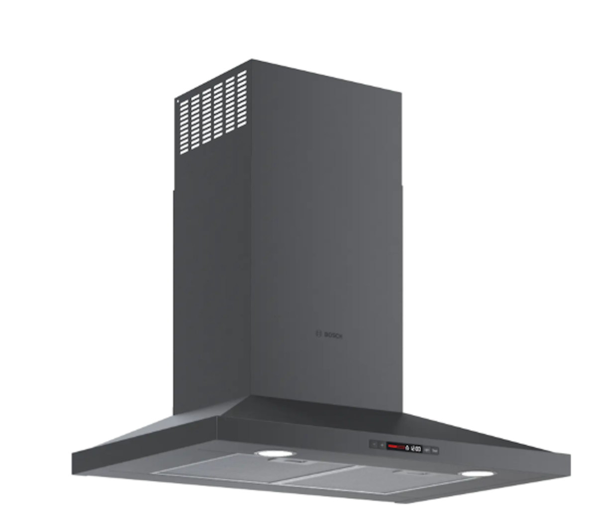 Bosch-800 Series, 30" Pyramid Chimney, 600 Cfm, Blk Ss