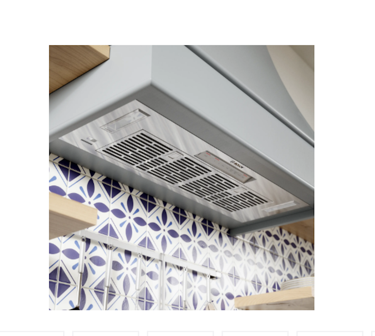 Bosch-800 Series, 36" Cabinet Depth Custom Insert, 600 Cfm With Home Connect