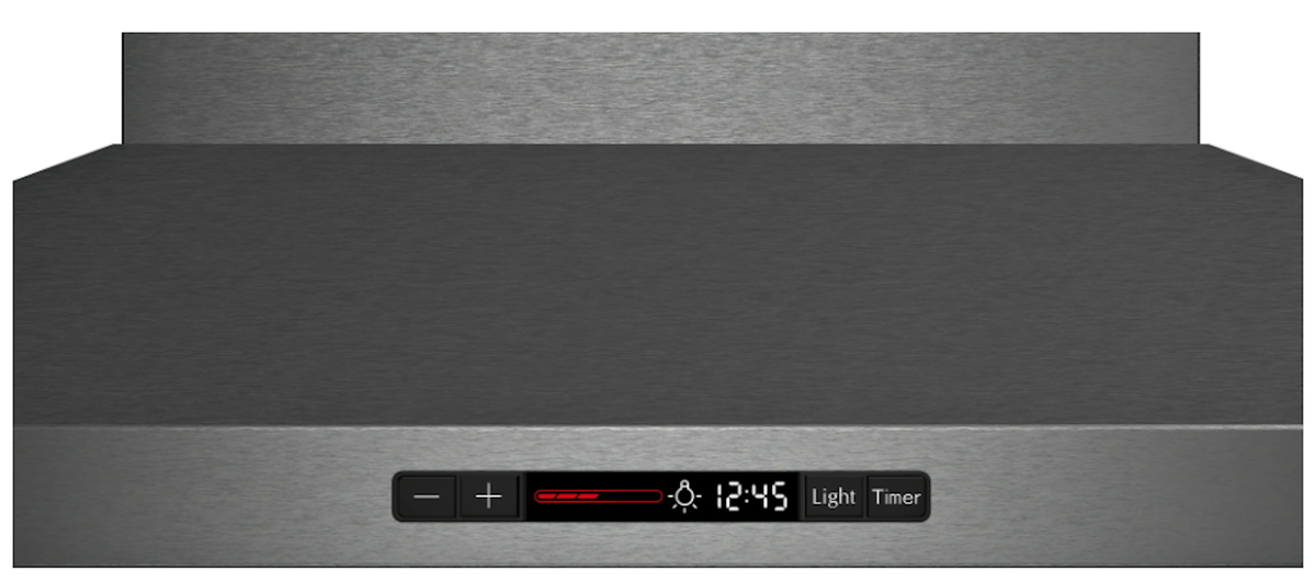 Bosch-800 Series, 36" Pyramid Chimney, 600 Cfm, Blk Ss