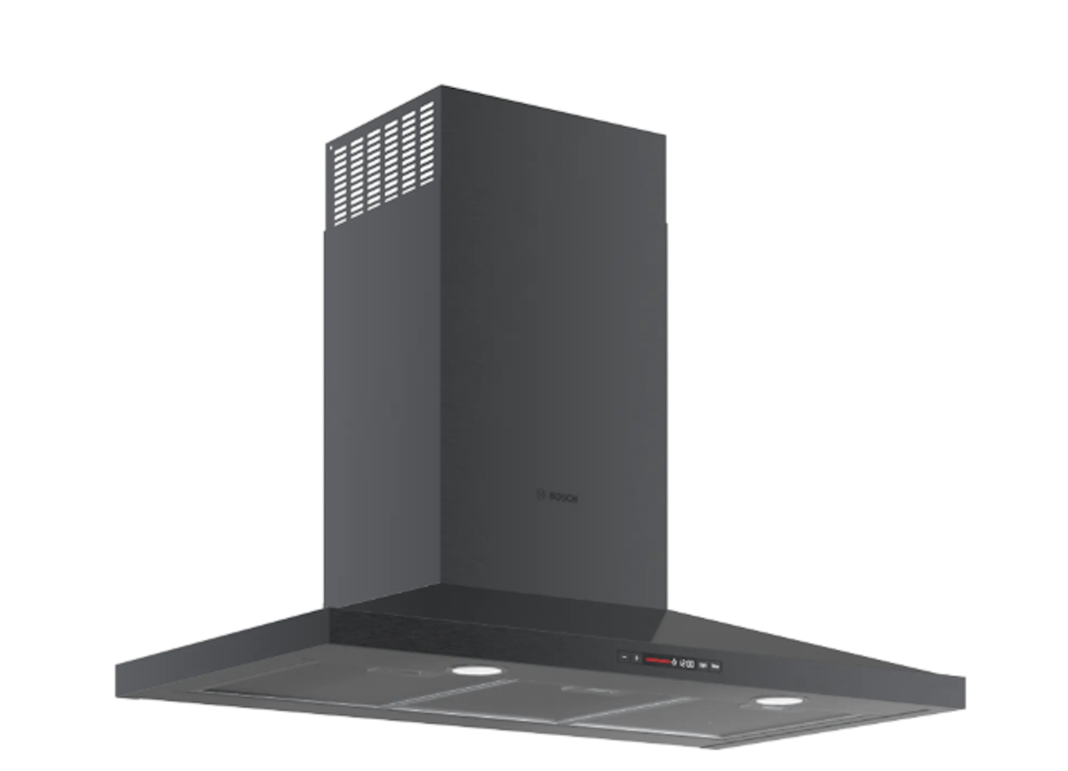 Bosch-800 Series, 36" Pyramid Chimney, 600 Cfm, Blk Ss
