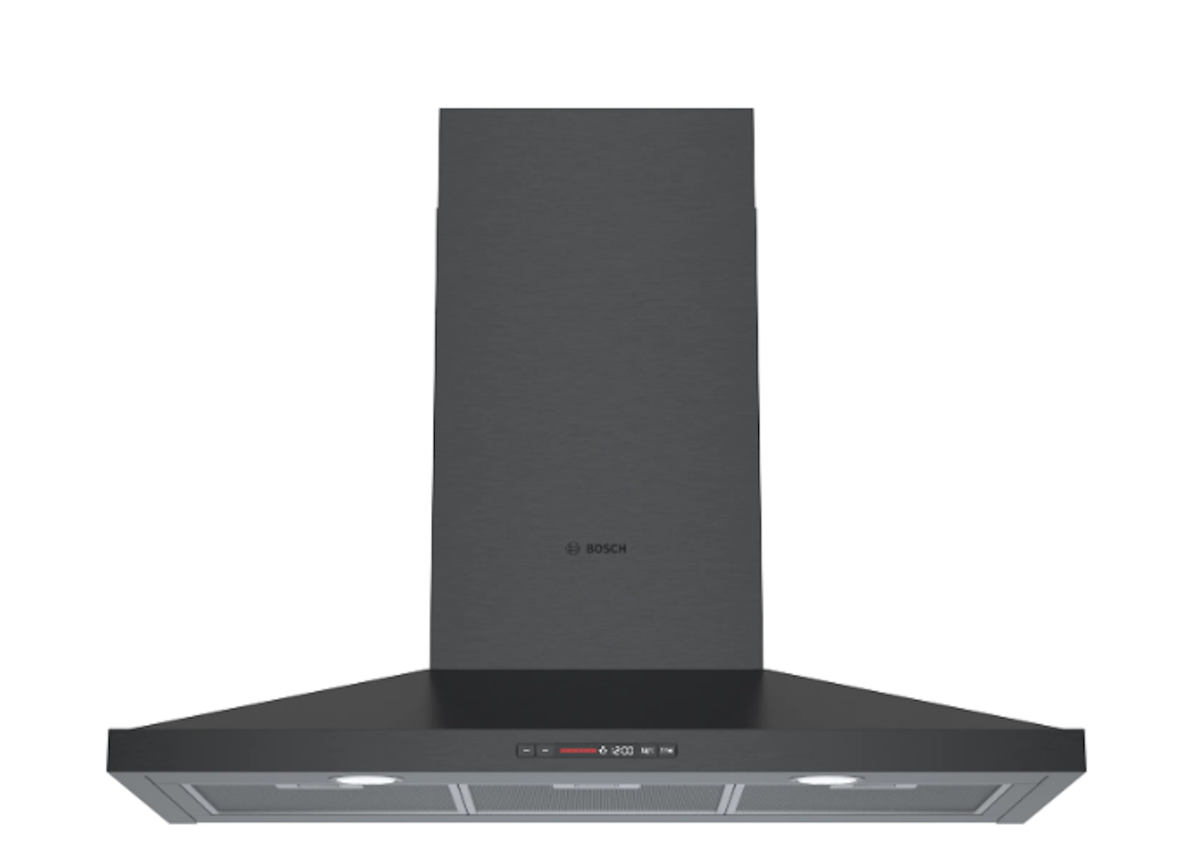 Bosch-800 Series, 36" Pyramid Chimney, 600 Cfm, Blk Ss