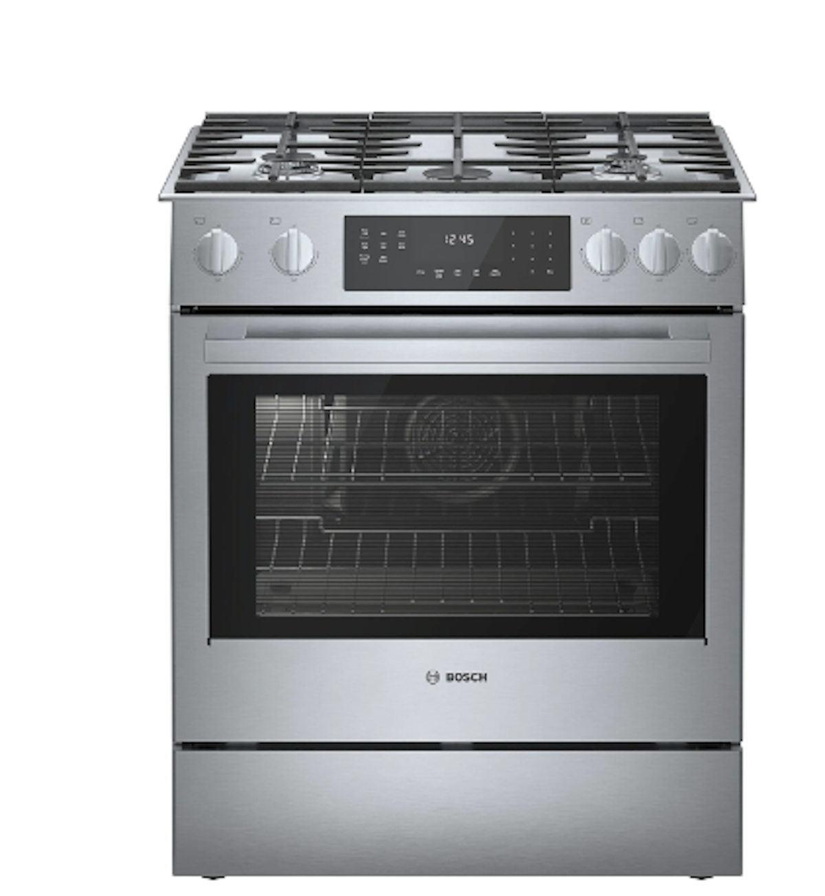 Bosch-800 Series, All-Gas Slide-In Range, Stainless Steel