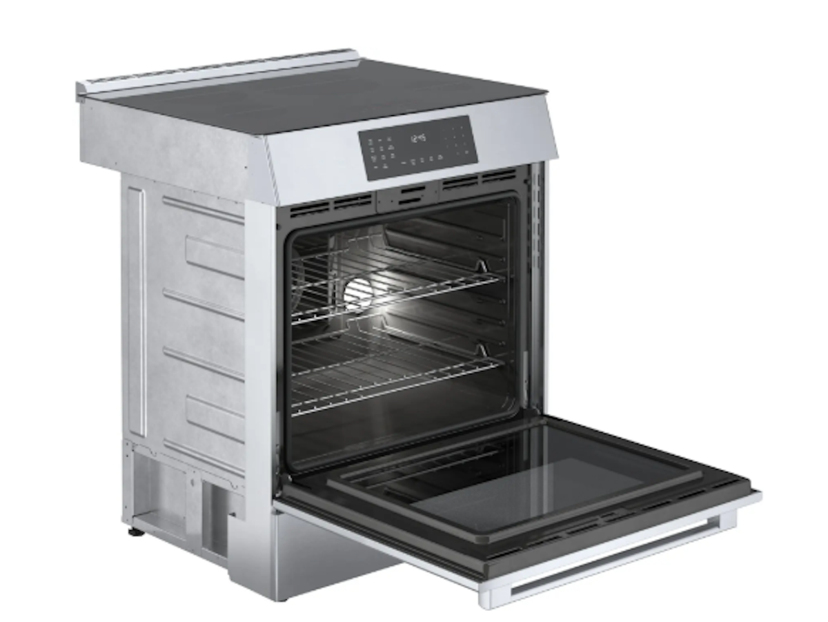 Bosch-800 Series, Induction Slide-In Range, Stainless Steel, Us