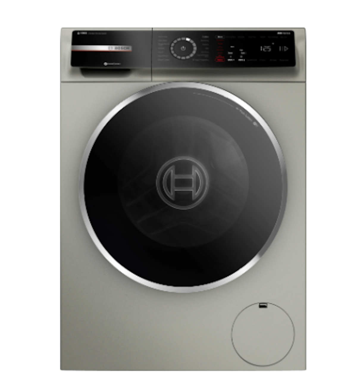 Bosch-800 Series Washer - 208/240V, Cap. 2.5 Cu.Ft., 14 Cyc.,1,600 Rpm, 51 Dba Silver/Door, Energy Star Most Efficient