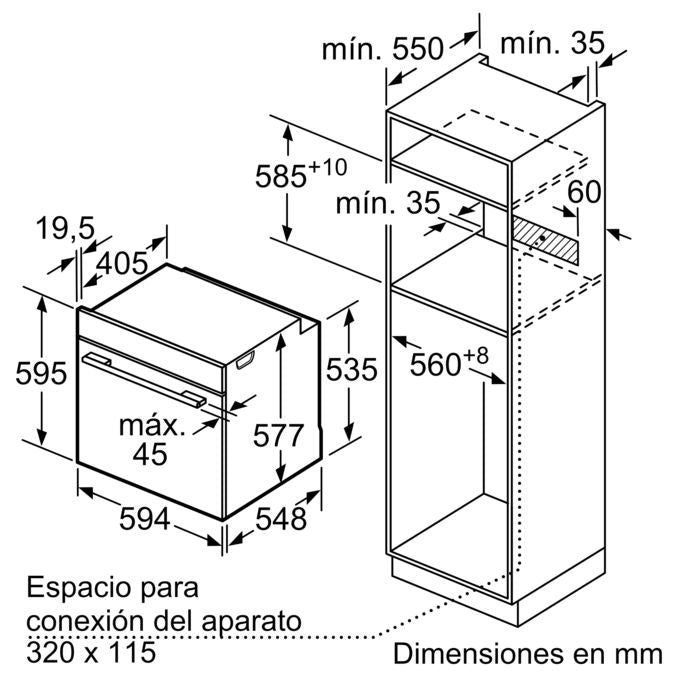BOSCH - Horno eléctrico 24", 60cm, Serie 8, acero inoxidable image 4