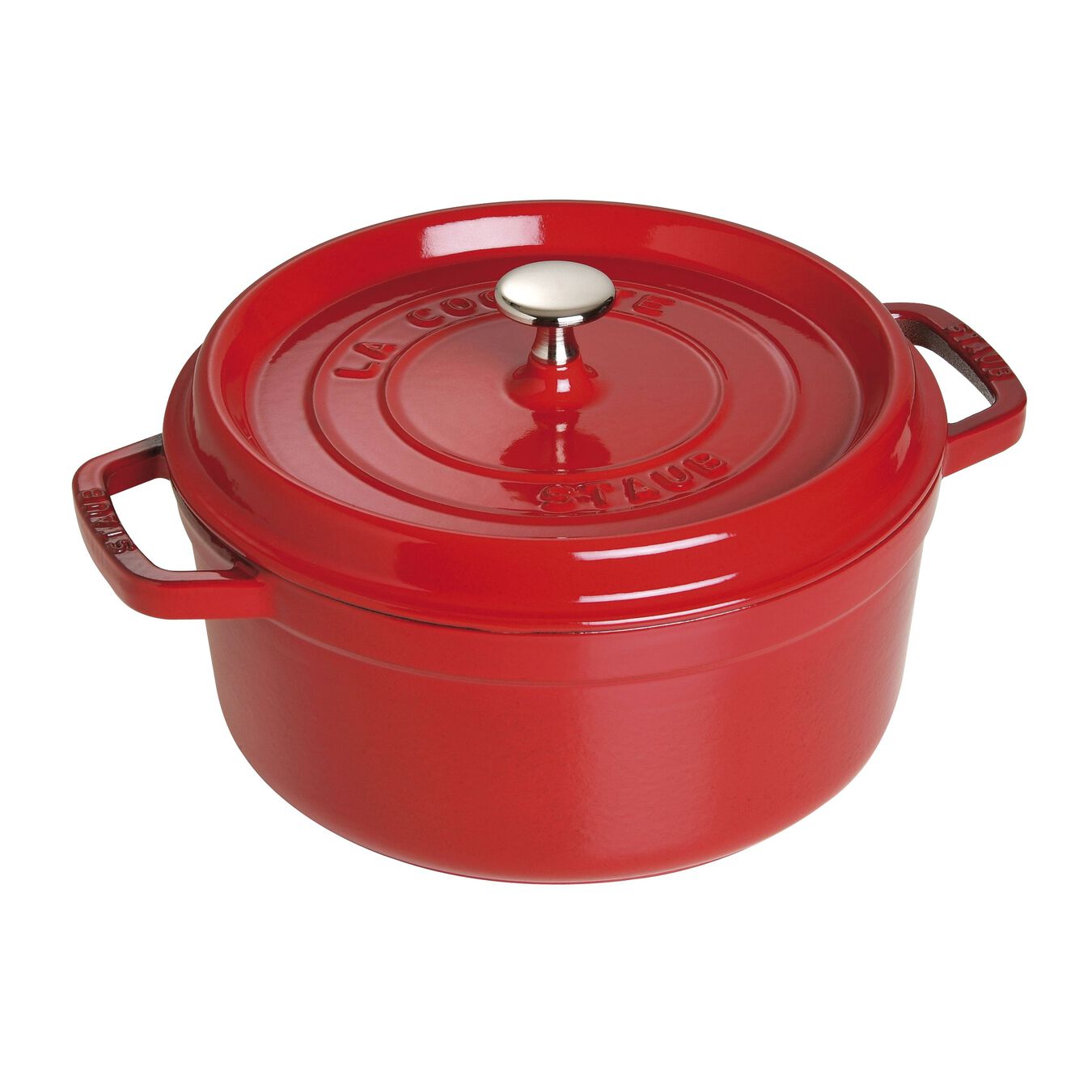 STAUB - Cocotte redonda 26 cm - Cereza image 0