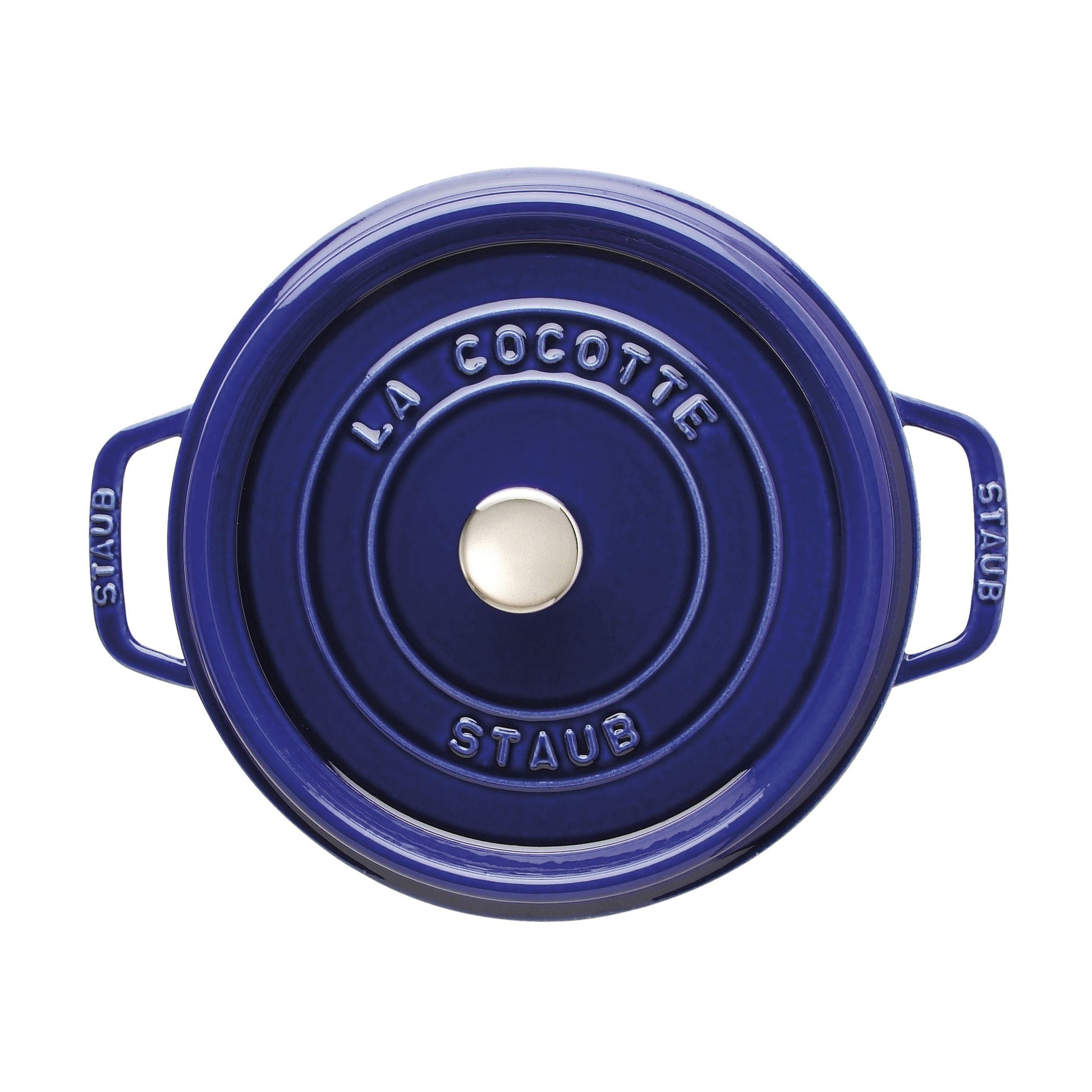 STAUB - Cocotte redonda 22 cm - Azul oscuro image 1