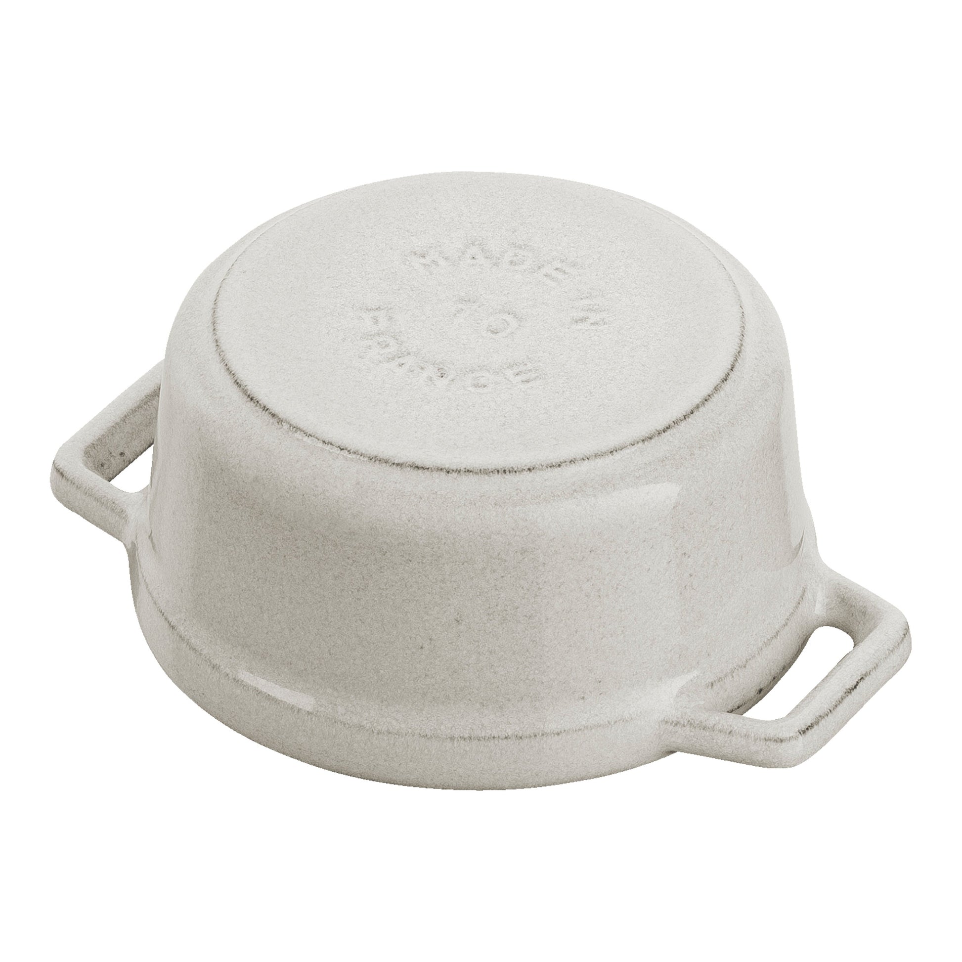 STAUB - Mini Cocotte de 10cm en Blanco Trufa - Hierro Fundido Redondo image 5